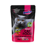 Bonisa Kuzu Etli Pouch Kedi Konserve 85 GR