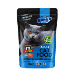 Bonisa Somon Etli Pouch Kedi Konserve 85 GR