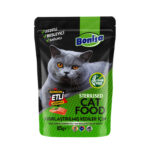 Bonisa Sterilised Somon Etli Pouch Kedi Konserve 85 GR